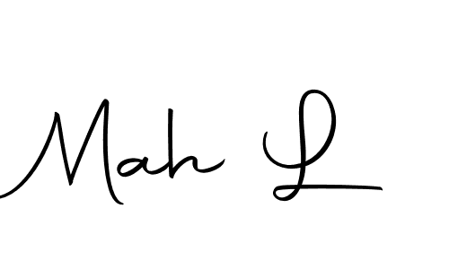 Similarly Autography-DOLnW is the best handwritten signature design. Signature creator online .You can use it as an online autograph creator for name Mah L. Mah L signature style 10 images and pictures png