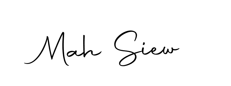 Make a beautiful signature design for name Mah Siew. With this signature (Autography-DOLnW) style, you can create a handwritten signature for free. Mah Siew signature style 10 images and pictures png