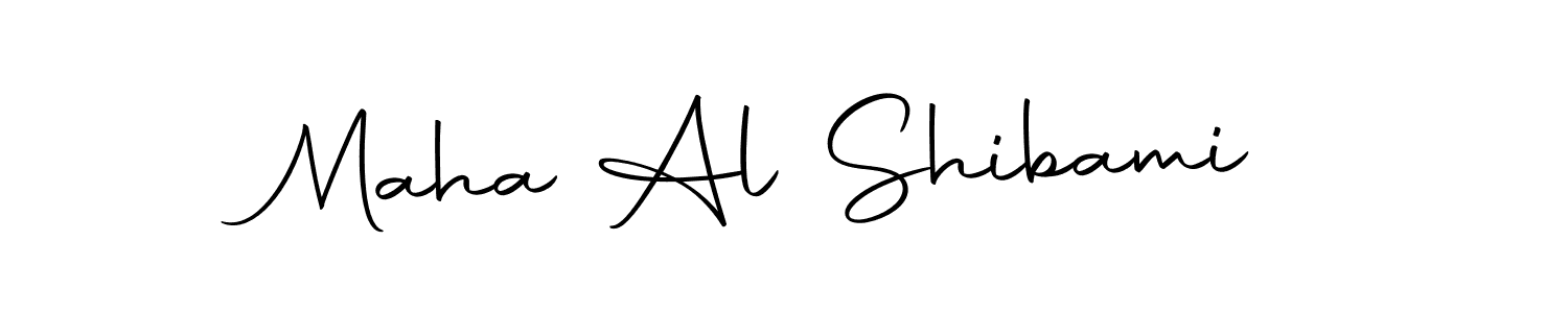 Use a signature maker to create a handwritten signature online. With this signature software, you can design (Autography-DOLnW) your own signature for name Maha Al Shibami. Maha Al Shibami signature style 10 images and pictures png