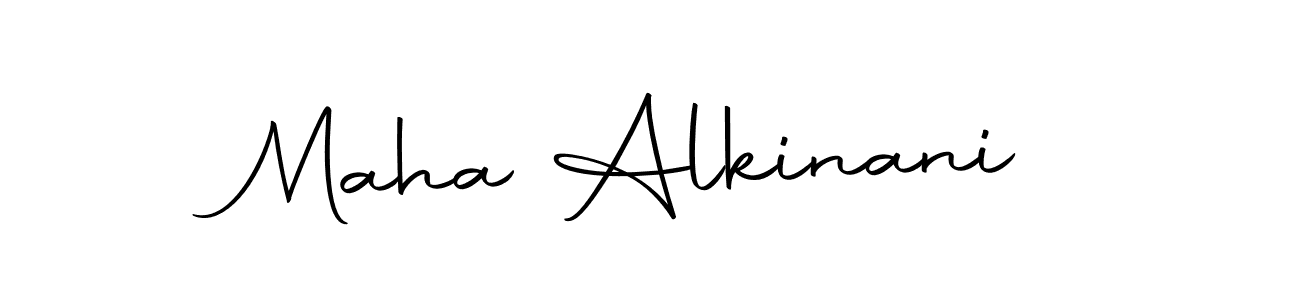 Maha Alkinani stylish signature style. Best Handwritten Sign (Autography-DOLnW) for my name. Handwritten Signature Collection Ideas for my name Maha Alkinani. Maha Alkinani signature style 10 images and pictures png