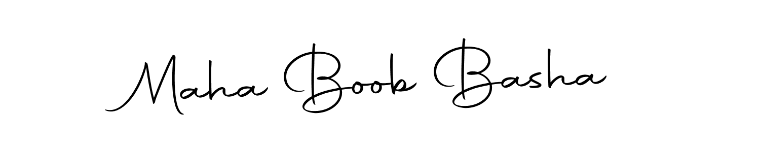 How to make Maha Boob Basha name signature. Use Autography-DOLnW style for creating short signs online. This is the latest handwritten sign. Maha Boob Basha signature style 10 images and pictures png