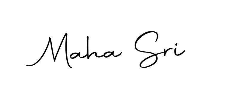 Make a beautiful signature design for name Maha Sri. With this signature (Autography-DOLnW) style, you can create a handwritten signature for free. Maha Sri signature style 10 images and pictures png