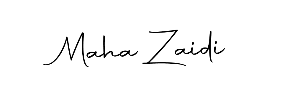 The best way (Autography-DOLnW) to make a short signature is to pick only two or three words in your name. The name Maha Zaidi include a total of six letters. For converting this name. Maha Zaidi signature style 10 images and pictures png