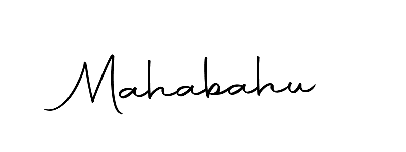 Make a beautiful signature design for name Mahabahu. With this signature (Autography-DOLnW) style, you can create a handwritten signature for free. Mahabahu signature style 10 images and pictures png