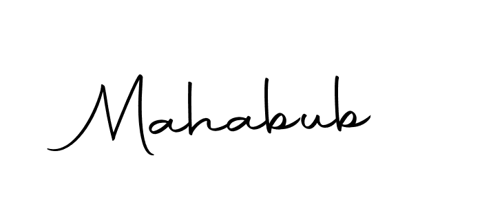 How to make Mahabub signature? Autography-DOLnW is a professional autograph style. Create handwritten signature for Mahabub name. Mahabub signature style 10 images and pictures png