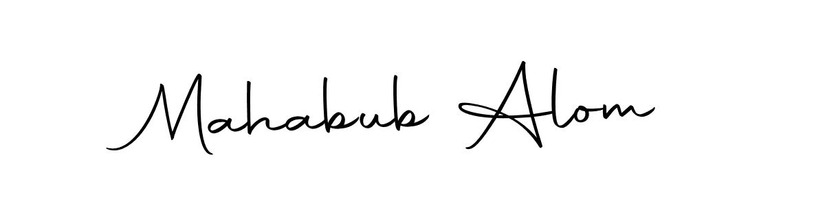 Make a short Mahabub Alom signature style. Manage your documents anywhere anytime using Autography-DOLnW. Create and add eSignatures, submit forms, share and send files easily. Mahabub Alom signature style 10 images and pictures png