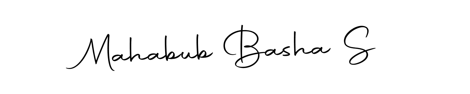 Mahabub Basha S stylish signature style. Best Handwritten Sign (Autography-DOLnW) for my name. Handwritten Signature Collection Ideas for my name Mahabub Basha S. Mahabub Basha S signature style 10 images and pictures png