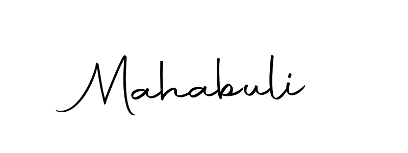 You can use this online signature creator to create a handwritten signature for the name Mahabuli. This is the best online autograph maker. Mahabuli signature style 10 images and pictures png