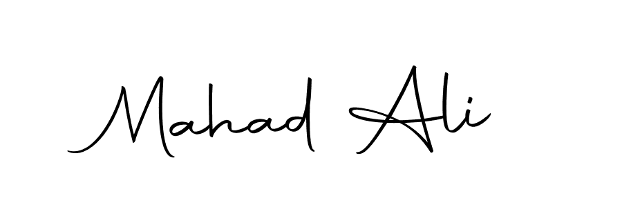 Create a beautiful signature design for name Mahad Ali. With this signature (Autography-DOLnW) fonts, you can make a handwritten signature for free. Mahad Ali signature style 10 images and pictures png