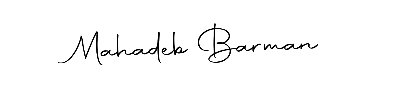 The best way (Autography-DOLnW) to make a short signature is to pick only two or three words in your name. The name Mahadeb Barman include a total of six letters. For converting this name. Mahadeb Barman signature style 10 images and pictures png