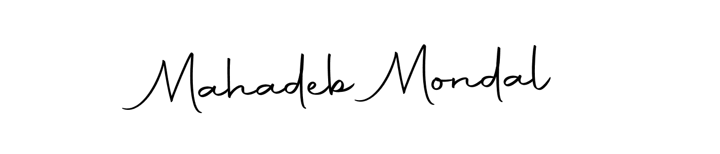 The best way (Autography-DOLnW) to make a short signature is to pick only two or three words in your name. The name Mahadeb Mondal include a total of six letters. For converting this name. Mahadeb Mondal signature style 10 images and pictures png