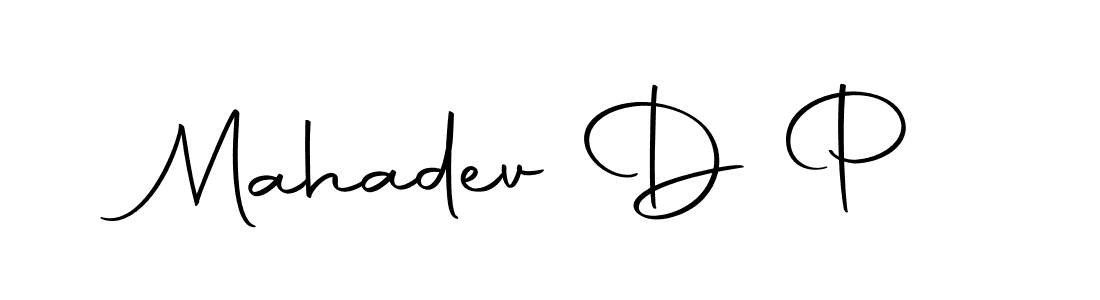 The best way (Autography-DOLnW) to make a short signature is to pick only two or three words in your name. The name Mahadev D P include a total of six letters. For converting this name. Mahadev D P signature style 10 images and pictures png