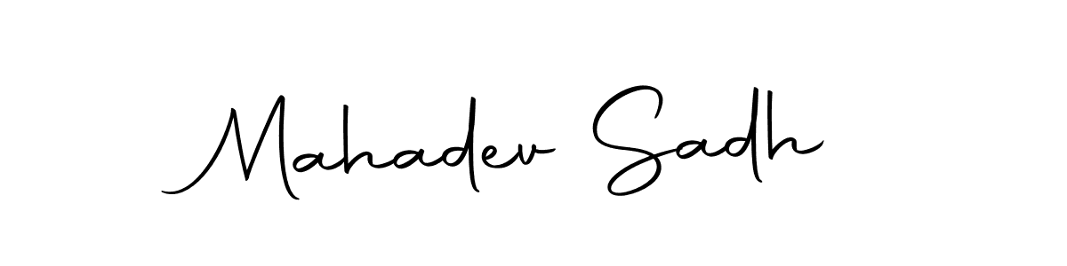 The best way (Autography-DOLnW) to make a short signature is to pick only two or three words in your name. The name Mahadev Sadh include a total of six letters. For converting this name. Mahadev Sadh signature style 10 images and pictures png