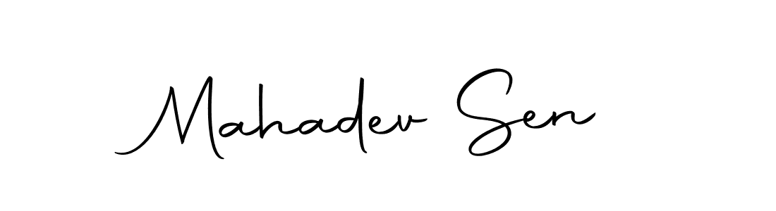 Make a beautiful signature design for name Mahadev Sen. Use this online signature maker to create a handwritten signature for free. Mahadev Sen signature style 10 images and pictures png