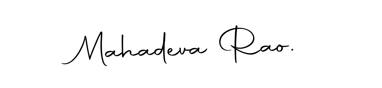 Design your own signature with our free online signature maker. With this signature software, you can create a handwritten (Autography-DOLnW) signature for name Mahadeva Rao.. Mahadeva Rao. signature style 10 images and pictures png