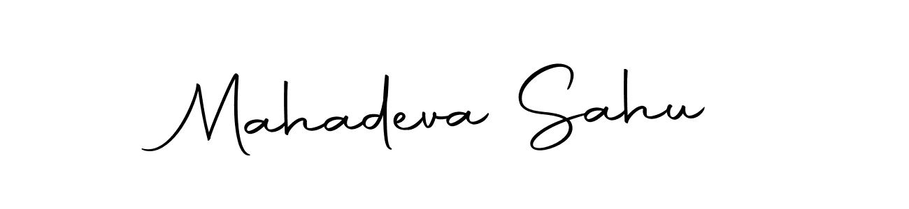 Use a signature maker to create a handwritten signature online. With this signature software, you can design (Autography-DOLnW) your own signature for name Mahadeva Sahu. Mahadeva Sahu signature style 10 images and pictures png