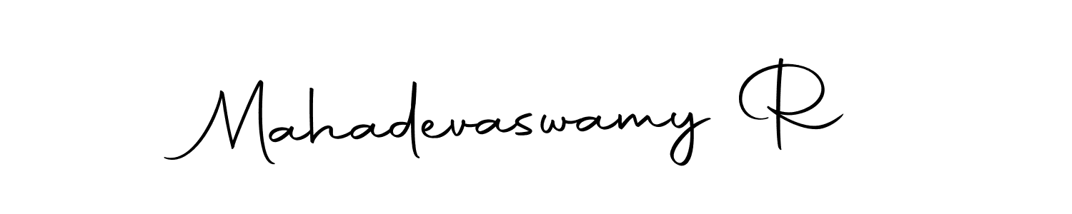 It looks lik you need a new signature style for name Mahadevaswamy R. Design unique handwritten (Autography-DOLnW) signature with our free signature maker in just a few clicks. Mahadevaswamy R signature style 10 images and pictures png