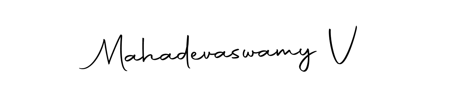 Similarly Autography-DOLnW is the best handwritten signature design. Signature creator online .You can use it as an online autograph creator for name Mahadevaswamy V. Mahadevaswamy V signature style 10 images and pictures png