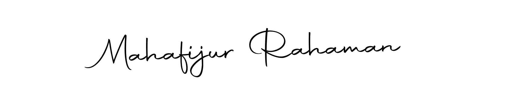 How to make Mahafijur Rahaman name signature. Use Autography-DOLnW style for creating short signs online. This is the latest handwritten sign. Mahafijur Rahaman signature style 10 images and pictures png