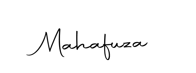 Design your own signature with our free online signature maker. With this signature software, you can create a handwritten (Autography-DOLnW) signature for name Mahafuza. Mahafuza signature style 10 images and pictures png