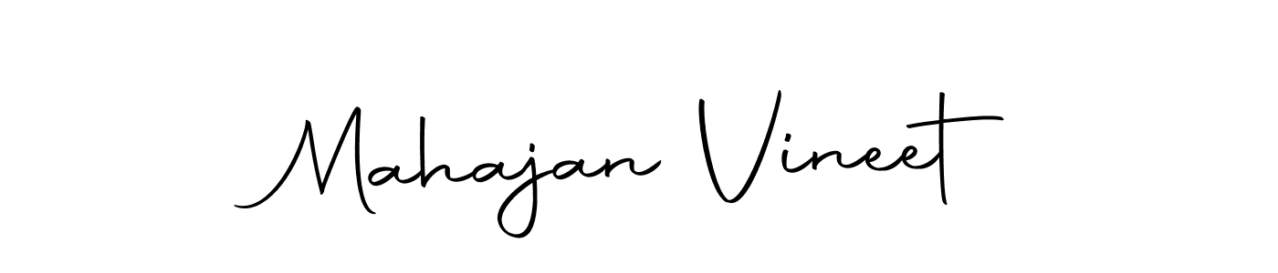 Create a beautiful signature design for name Mahajan Vineet. With this signature (Autography-DOLnW) fonts, you can make a handwritten signature for free. Mahajan Vineet signature style 10 images and pictures png