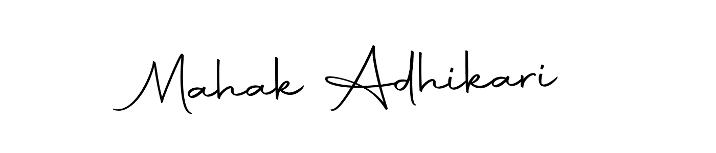 This is the best signature style for the Mahak Adhikari name. Also you like these signature font (Autography-DOLnW). Mix name signature. Mahak Adhikari signature style 10 images and pictures png