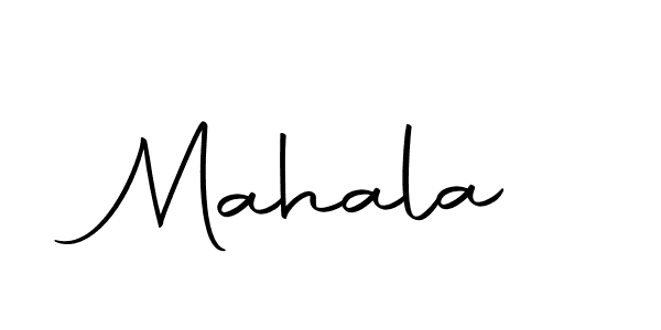 Create a beautiful signature design for name Mahala. With this signature (Autography-DOLnW) fonts, you can make a handwritten signature for free. Mahala signature style 10 images and pictures png