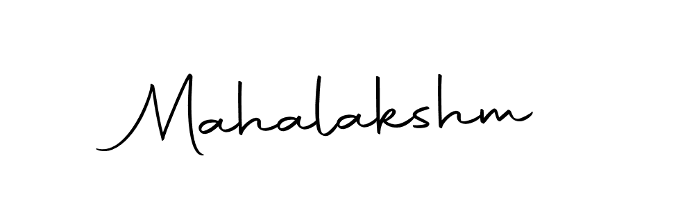 Make a beautiful signature design for name Mahalakshm. With this signature (Autography-DOLnW) style, you can create a handwritten signature for free. Mahalakshm signature style 10 images and pictures png