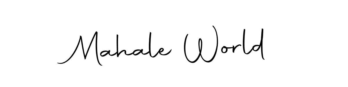 Similarly Autography-DOLnW is the best handwritten signature design. Signature creator online .You can use it as an online autograph creator for name Mahale World. Mahale World signature style 10 images and pictures png