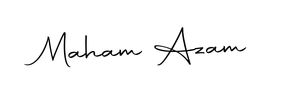 How to make Maham Azam name signature. Use Autography-DOLnW style for creating short signs online. This is the latest handwritten sign. Maham Azam signature style 10 images and pictures png