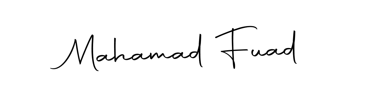 Make a short Mahamad Fuad signature style. Manage your documents anywhere anytime using Autography-DOLnW. Create and add eSignatures, submit forms, share and send files easily. Mahamad Fuad signature style 10 images and pictures png