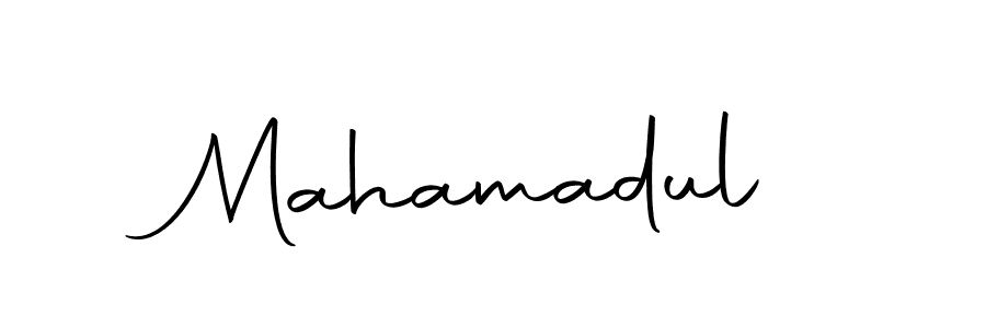 How to make Mahamadul signature? Autography-DOLnW is a professional autograph style. Create handwritten signature for Mahamadul name. Mahamadul signature style 10 images and pictures png