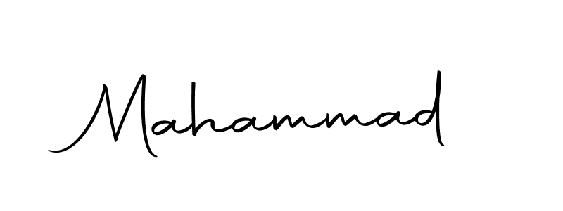 Create a beautiful signature design for name Mahammad. With this signature (Autography-DOLnW) fonts, you can make a handwritten signature for free. Mahammad signature style 10 images and pictures png