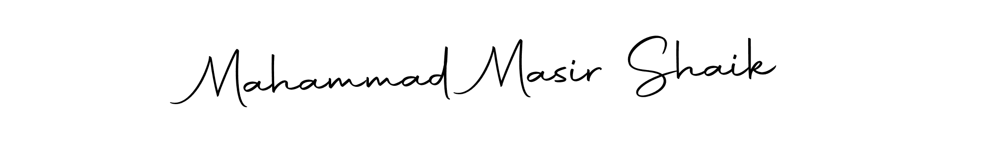 How to make Mahammad Masir Shaik signature? Autography-DOLnW is a professional autograph style. Create handwritten signature for Mahammad Masir Shaik name. Mahammad Masir Shaik signature style 10 images and pictures png