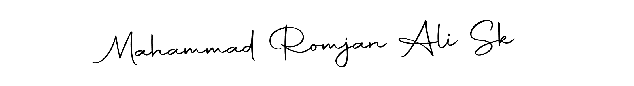 Make a beautiful signature design for name Mahammad Romjan Ali Sk. Use this online signature maker to create a handwritten signature for free. Mahammad Romjan Ali Sk signature style 10 images and pictures png