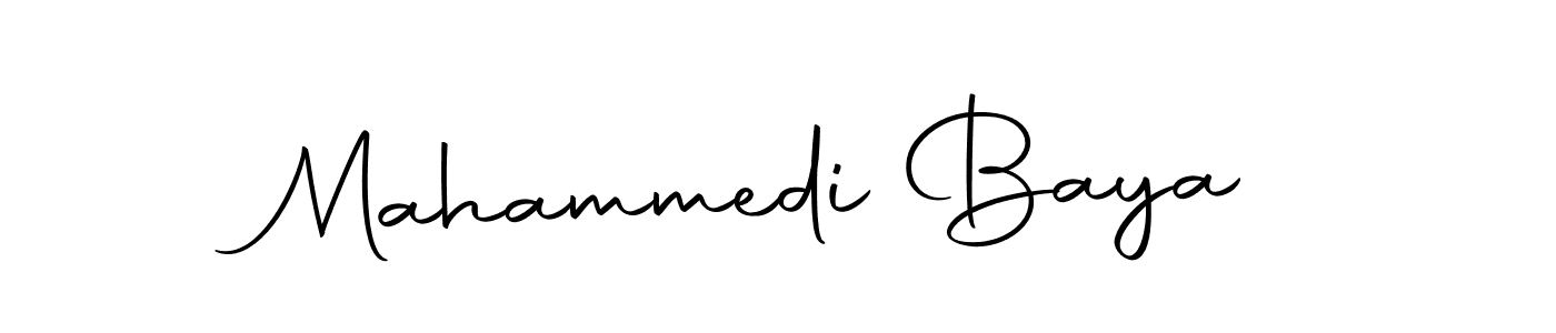 Make a beautiful signature design for name Mahammedi Baya. With this signature (Autography-DOLnW) style, you can create a handwritten signature for free. Mahammedi Baya signature style 10 images and pictures png