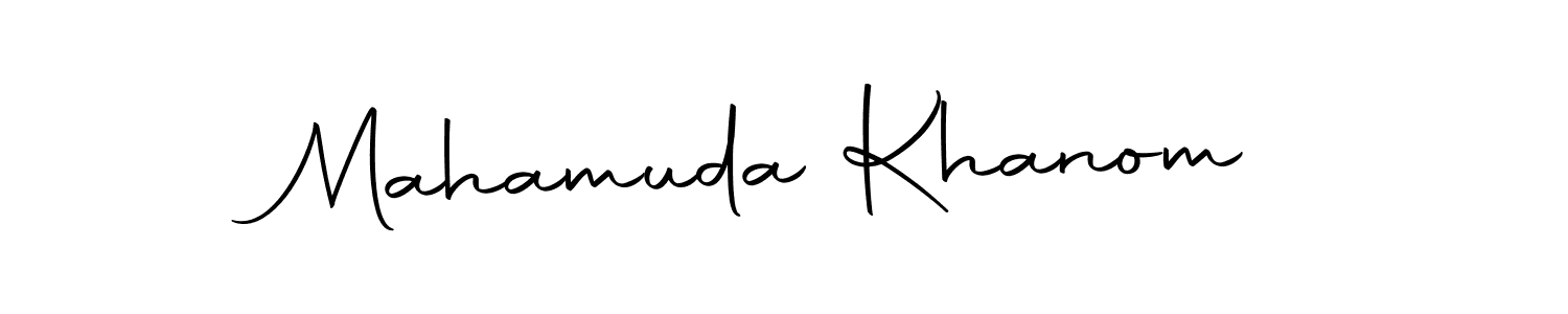 You should practise on your own different ways (Autography-DOLnW) to write your name (Mahamuda Khanom) in signature. don't let someone else do it for you. Mahamuda Khanom signature style 10 images and pictures png