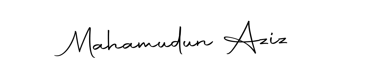 Similarly Autography-DOLnW is the best handwritten signature design. Signature creator online .You can use it as an online autograph creator for name Mahamudun Aziz. Mahamudun Aziz signature style 10 images and pictures png