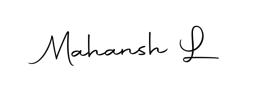 Autography-DOLnW is a professional signature style that is perfect for those who want to add a touch of class to their signature. It is also a great choice for those who want to make their signature more unique. Get Mahansh L name to fancy signature for free. Mahansh L signature style 10 images and pictures png