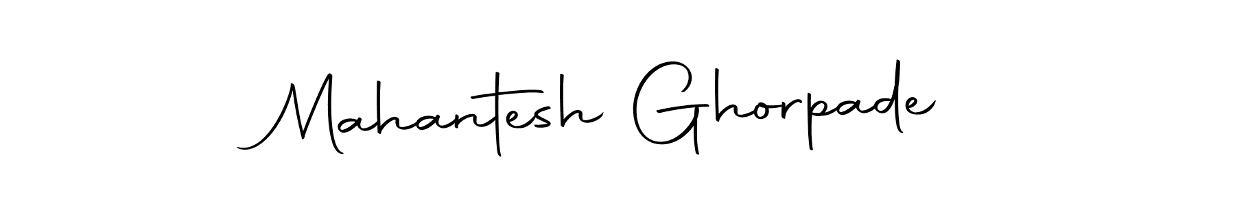 Make a beautiful signature design for name Mahantesh Ghorpade. With this signature (Autography-DOLnW) style, you can create a handwritten signature for free. Mahantesh Ghorpade signature style 10 images and pictures png