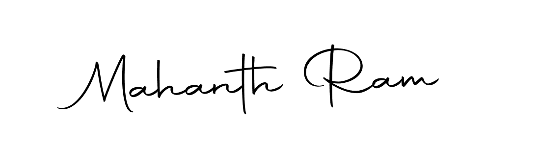Make a beautiful signature design for name Mahanth Ram. With this signature (Autography-DOLnW) style, you can create a handwritten signature for free. Mahanth Ram signature style 10 images and pictures png