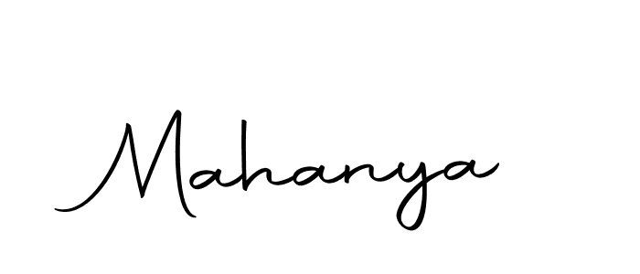 You should practise on your own different ways (Autography-DOLnW) to write your name (Mahanya) in signature. don't let someone else do it for you. Mahanya signature style 10 images and pictures png