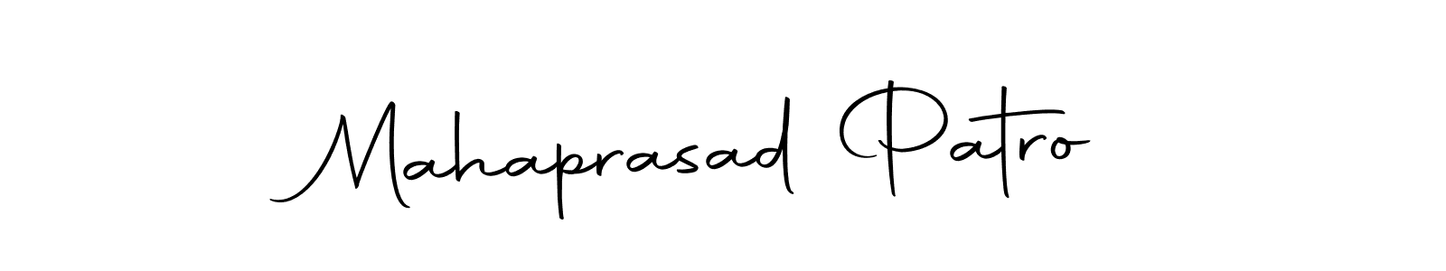 You should practise on your own different ways (Autography-DOLnW) to write your name (Mahaprasad Patro) in signature. don't let someone else do it for you. Mahaprasad Patro signature style 10 images and pictures png