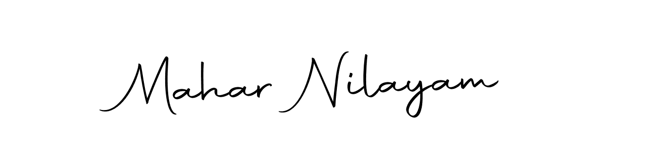 You should practise on your own different ways (Autography-DOLnW) to write your name (Mahar Nilayam) in signature. don't let someone else do it for you. Mahar Nilayam signature style 10 images and pictures png