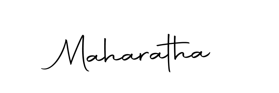 Design your own signature with our free online signature maker. With this signature software, you can create a handwritten (Autography-DOLnW) signature for name Maharatha. Maharatha signature style 10 images and pictures png