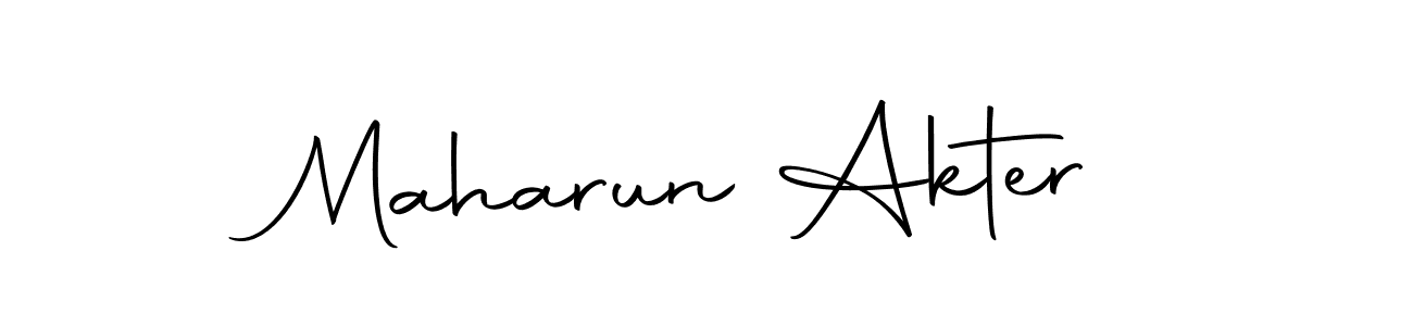 You can use this online signature creator to create a handwritten signature for the name Maharun Akter. This is the best online autograph maker. Maharun Akter signature style 10 images and pictures png