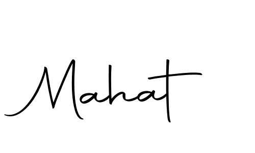 Mahat stylish signature style. Best Handwritten Sign (Autography-DOLnW) for my name. Handwritten Signature Collection Ideas for my name Mahat. Mahat signature style 10 images and pictures png
