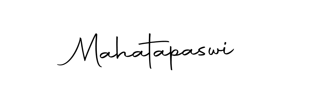 Create a beautiful signature design for name Mahatapaswi. With this signature (Autography-DOLnW) fonts, you can make a handwritten signature for free. Mahatapaswi signature style 10 images and pictures png