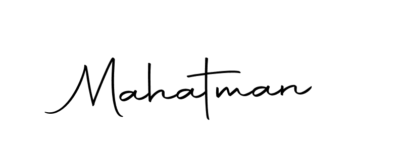 Make a beautiful signature design for name Mahatman. With this signature (Autography-DOLnW) style, you can create a handwritten signature for free. Mahatman signature style 10 images and pictures png