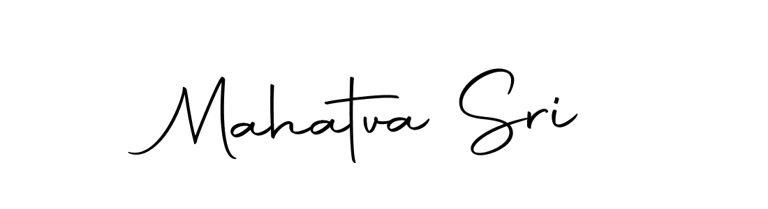 Autography-DOLnW is a professional signature style that is perfect for those who want to add a touch of class to their signature. It is also a great choice for those who want to make their signature more unique. Get Mahatva Sri name to fancy signature for free. Mahatva Sri signature style 10 images and pictures png
